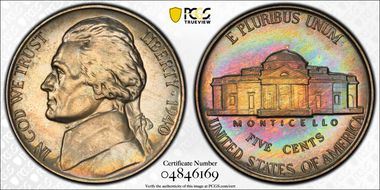 1940 5C Reverse of 1940 PR67