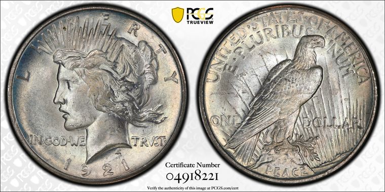 Cert 04918221 - Coin Image