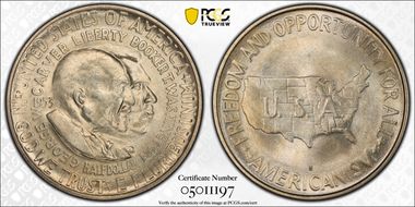 1953-S 50C Washington-Carver MS64