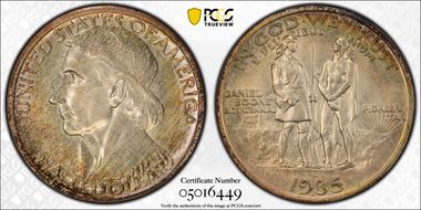 1935 50C Boone MS66
