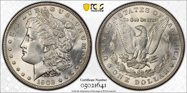 1902 $1 MS64