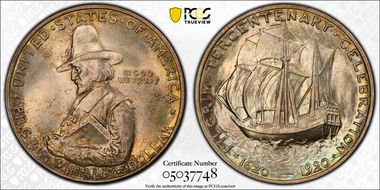 1920 50C Pilgrim MS67+