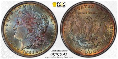 1883-O $1 MS64