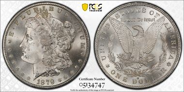 1879-S $1 MS65