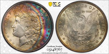 1886 $1 MS65