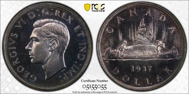 1937 S$1 Mirror SP65