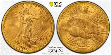 1920 $20 MS64