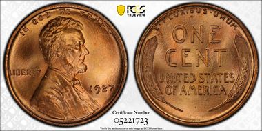 1927 1C MS67+ RD