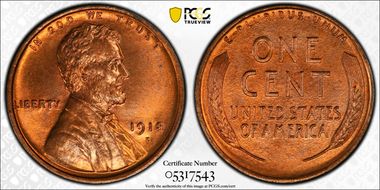1918-D 1C MS66+ RD