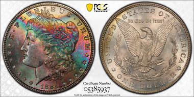 1884 $1 MS63+