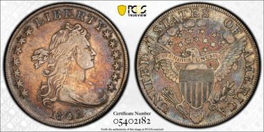 1802 $1 VF30