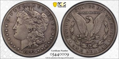 1893-S $1 VF20