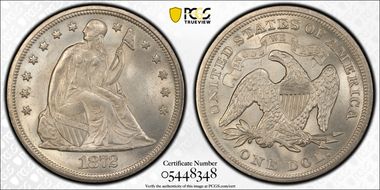 1872 $1 MS65