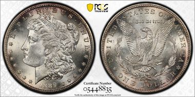 1889-S $1 MS66