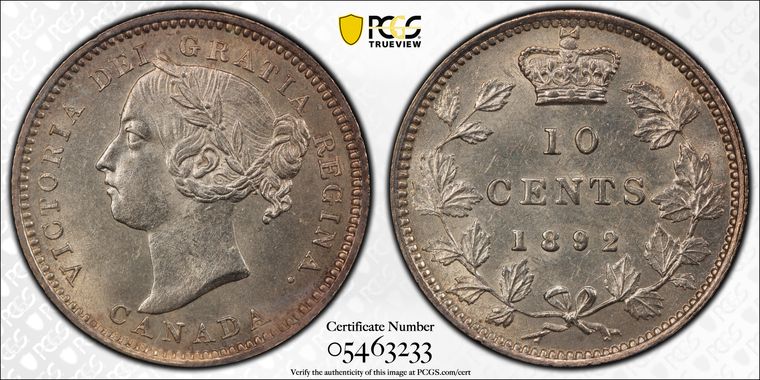 Cert 05463233 - Coin Image