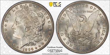 1896 $1 MS66