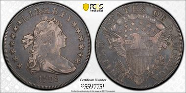 1798 $1 Large Eagle VF30