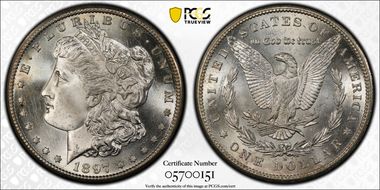 1897-S $1 MS66+