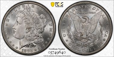1883-CC $1 MS65+
