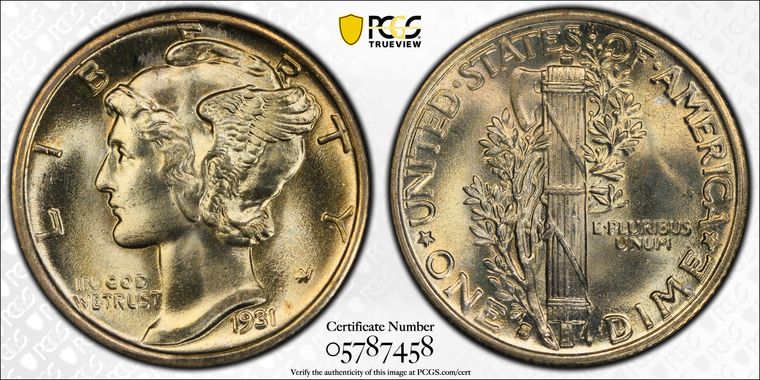 Cert 05787458 - Coin Image