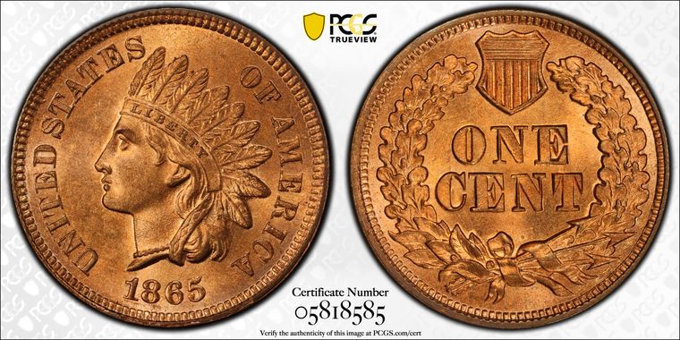 Cert 05818585 - Coin Image