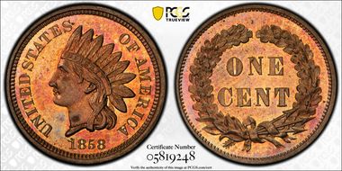 1858 1C J-211 PR64