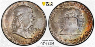 1956 50C MS66FBL