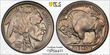 1921 5C 2 Feathers, FS-401 MS65