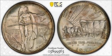 1937-D 50C Oregon MS67