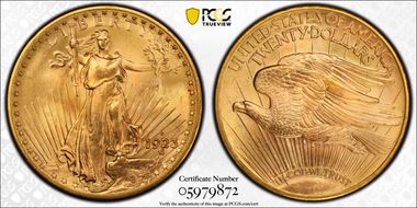 1923-D $20 MS67