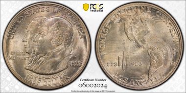 1923-S 50C Monroe MS65