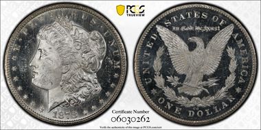 1878-CC $1 MS63DMPL