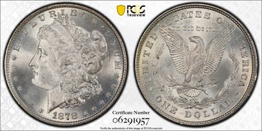 1878 8TF $1 MS65+
