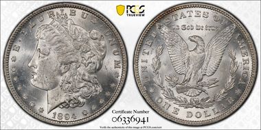 1894 $1 MS62