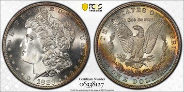 1882-S $1 MS68+