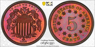 1866 5C J-509 PR66RB