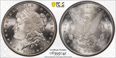 1878-S $1 MS67+