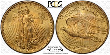 1915-S $20 MS65