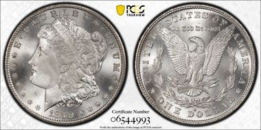 1879-S $1 MS67+