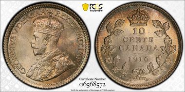 1916 10C MS67