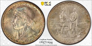 1937-S 50C Boone MS66+