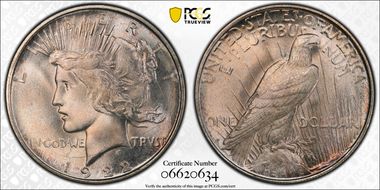 1922-D $1 MS66
