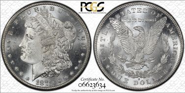 1879-S $1 Reverse of 1878 MS65+