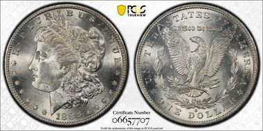 1886-S $1 MS65