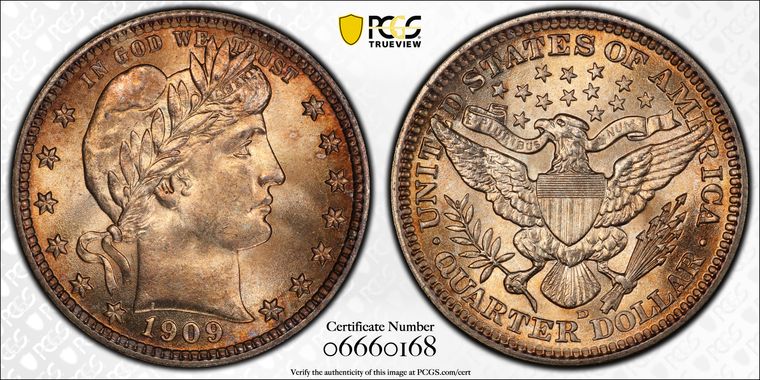 Cert 06660168 - Coin Image