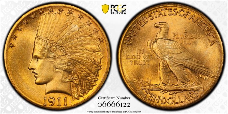 Cert 06666122 - Coin Image