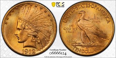1912 $10 MS67