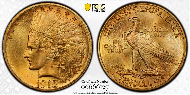 Cert 06666127 - Coin Image