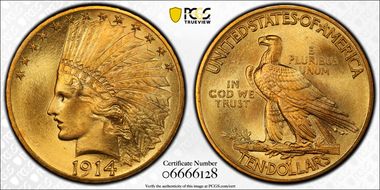1914 $10 MS67