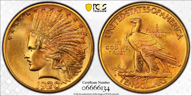 Cert 06666134 - Coin Image